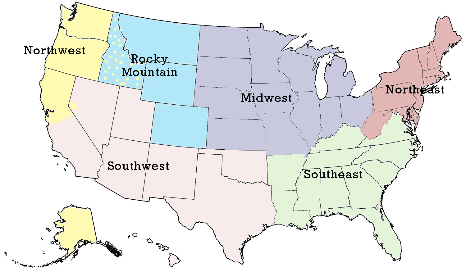 IPOL U.S. Region Map